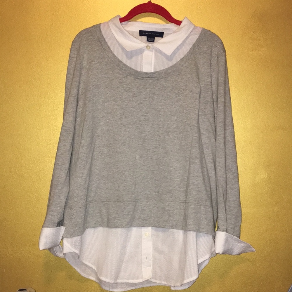 Layered sweater